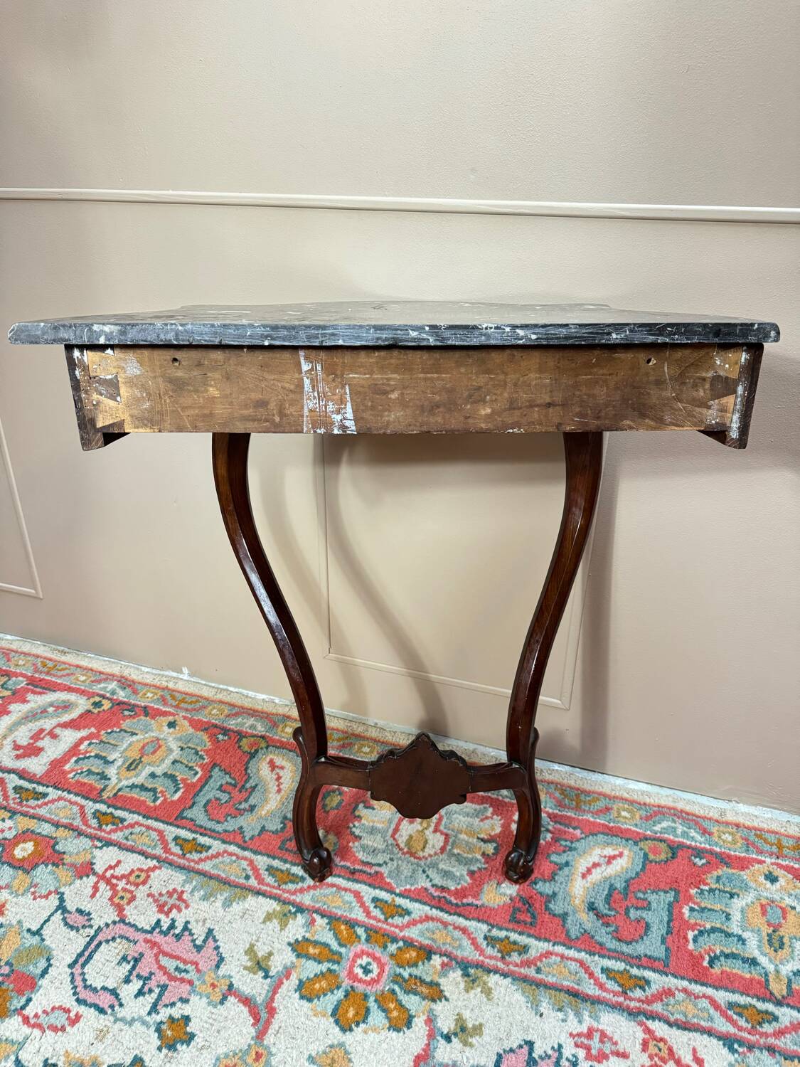 Mahogany Console from the Napoleon III Period, 19th Century
