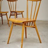 Set of 4 wooden dining chairs by Tatra Nabytok 1960