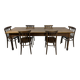 Grande table de ferme ancienne en chêne – 229 cm