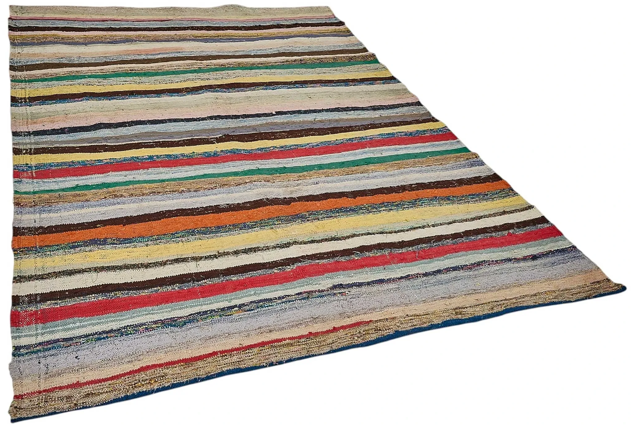 Turkish Handwoven Flatweave Chaput Kilim 180 cm x 255 cm