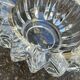 Art Deco molded glass ashtray by Pierre D'Avesn - Art Deco pocket emptier