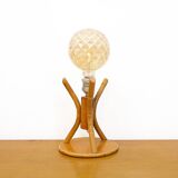 Bamboo Table Lamp, Spain, 1970s