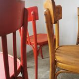 Set of 6 vintage bistro chairs