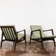 Fauteuils Mid Century Modernes Type 300 130, 1960s, Set de 2