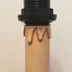 Vintage wooden lamp foot