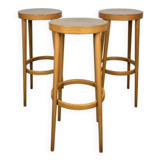 3 Baumann bar stools, 1960s, vintage