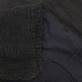 Anthracite Grey Large Area Soft Kilim Rug For Bedroom, 147x205 Cm