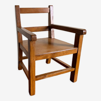 Wooden children's chair from the 50