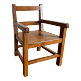 Fauteuil enfant en bois des années 50