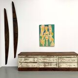 Large antique haberdashery cabinet, circa 1900