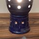 Lampe terre cuite émaillée design scandinave 1950.