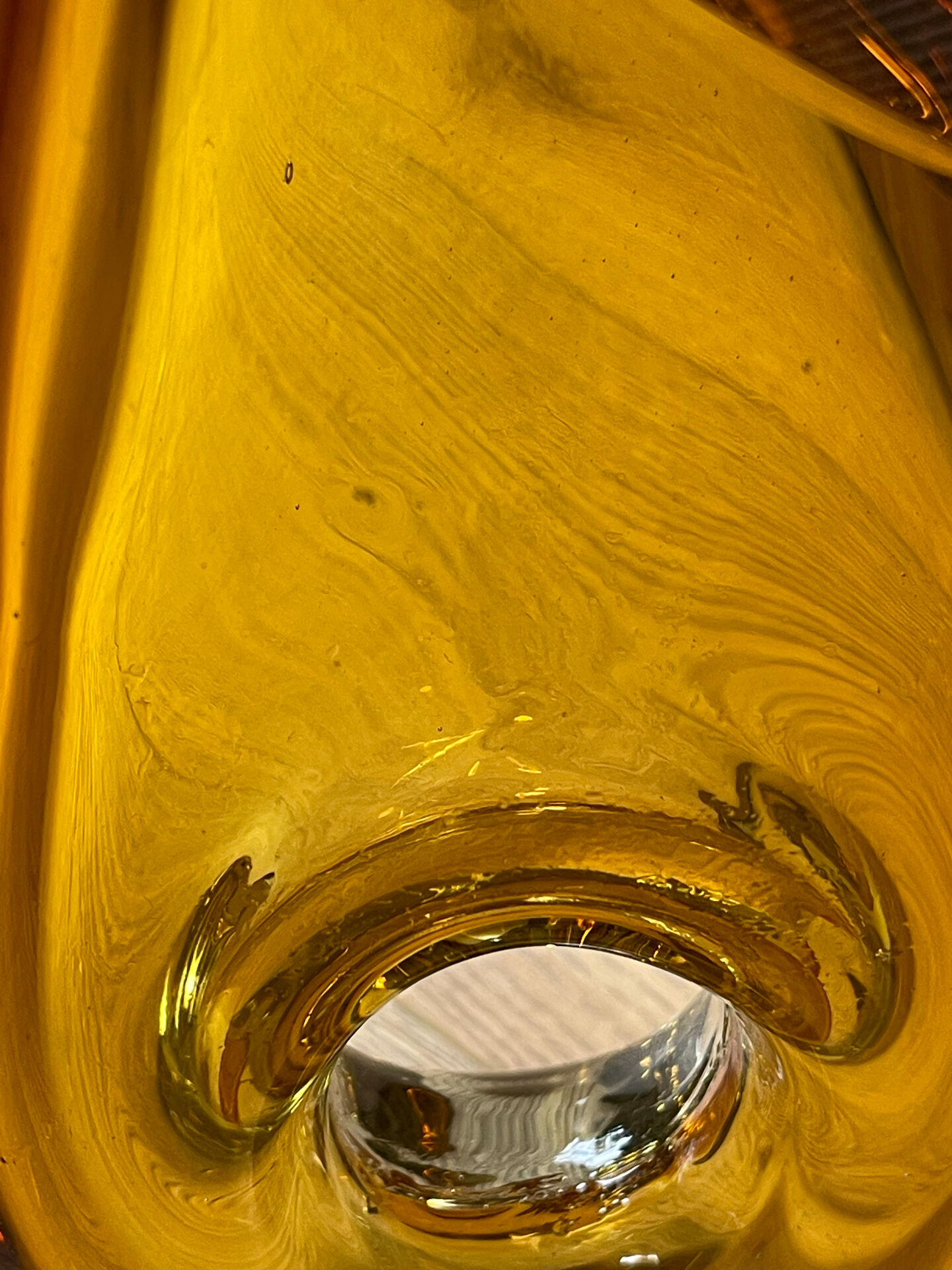Sommerso vase from Murano