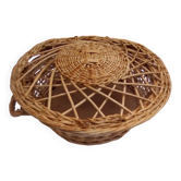 Panier avec couvercle ajouré