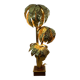 Brass Palm Tree Floor Lamp 1970s Hollywood Regency Vintage Maison Jansen