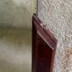 Large mirror of vintage art deco wooden fireplace 119 cm / 93 cm