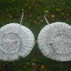 Pair of rattan basket chairs