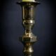 Pair of Victorian copper and brass candlesticks