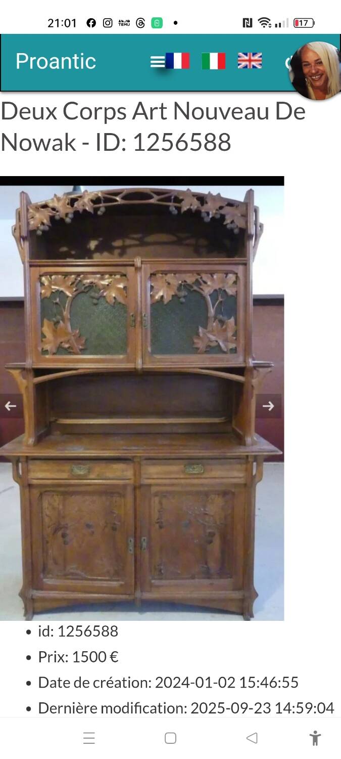 Buffet 1900 Georges Nowak