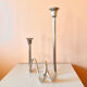 70s double candle holder