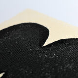 One-design painting on pape,  dated and signed without frame