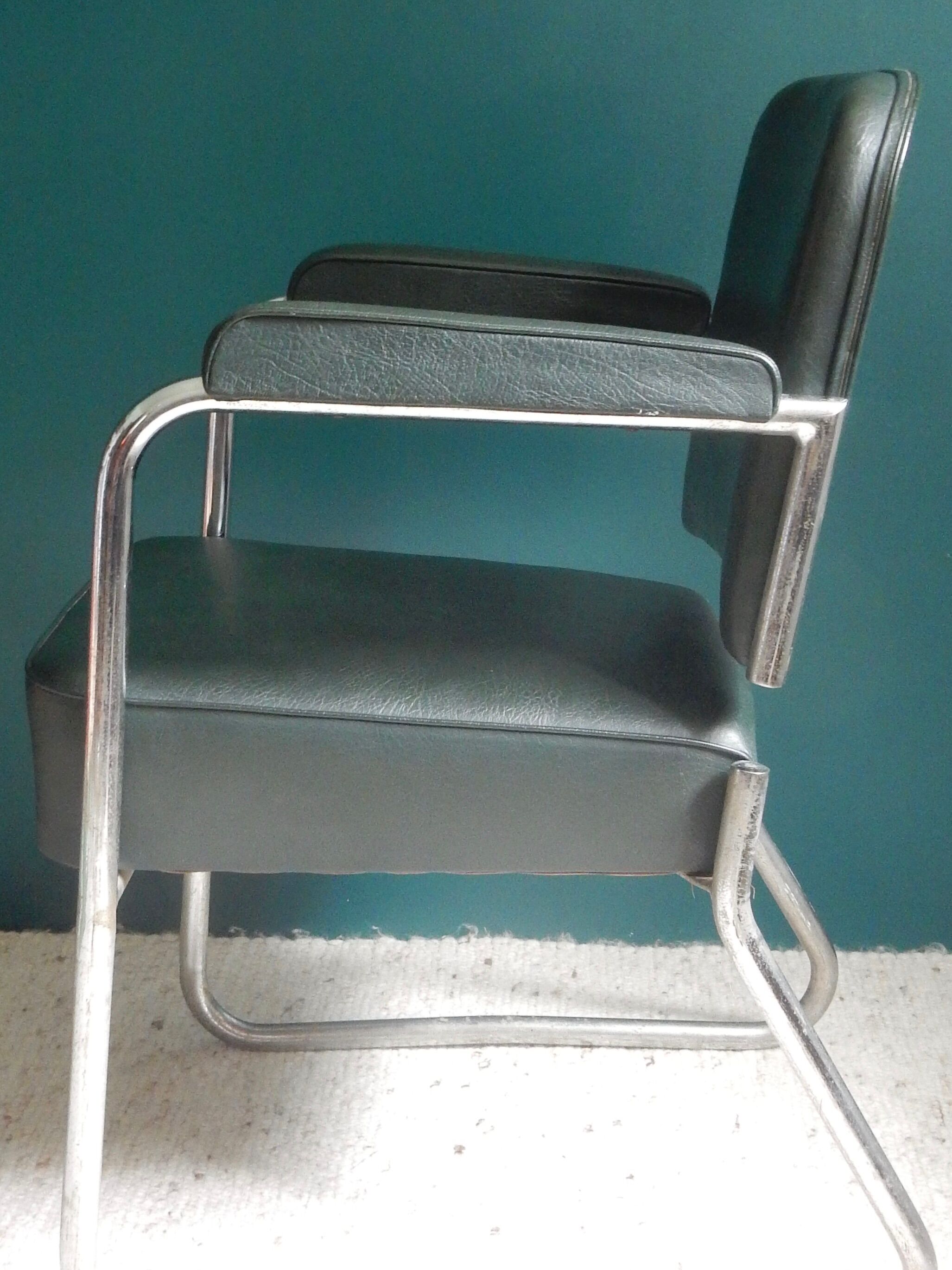 Roneo skaï office chair from the 60s