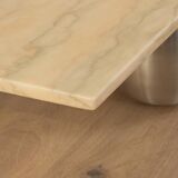 Marble Coffee Table with Ball Feet