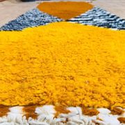 Tapis berbere marocain tissé main taille 75 x 300 cm