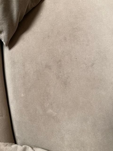 2-seater velvet sofa