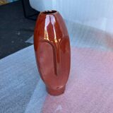 Red designer vase