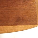 Scandinavian teak and oak dining table, Sweden, 1960s