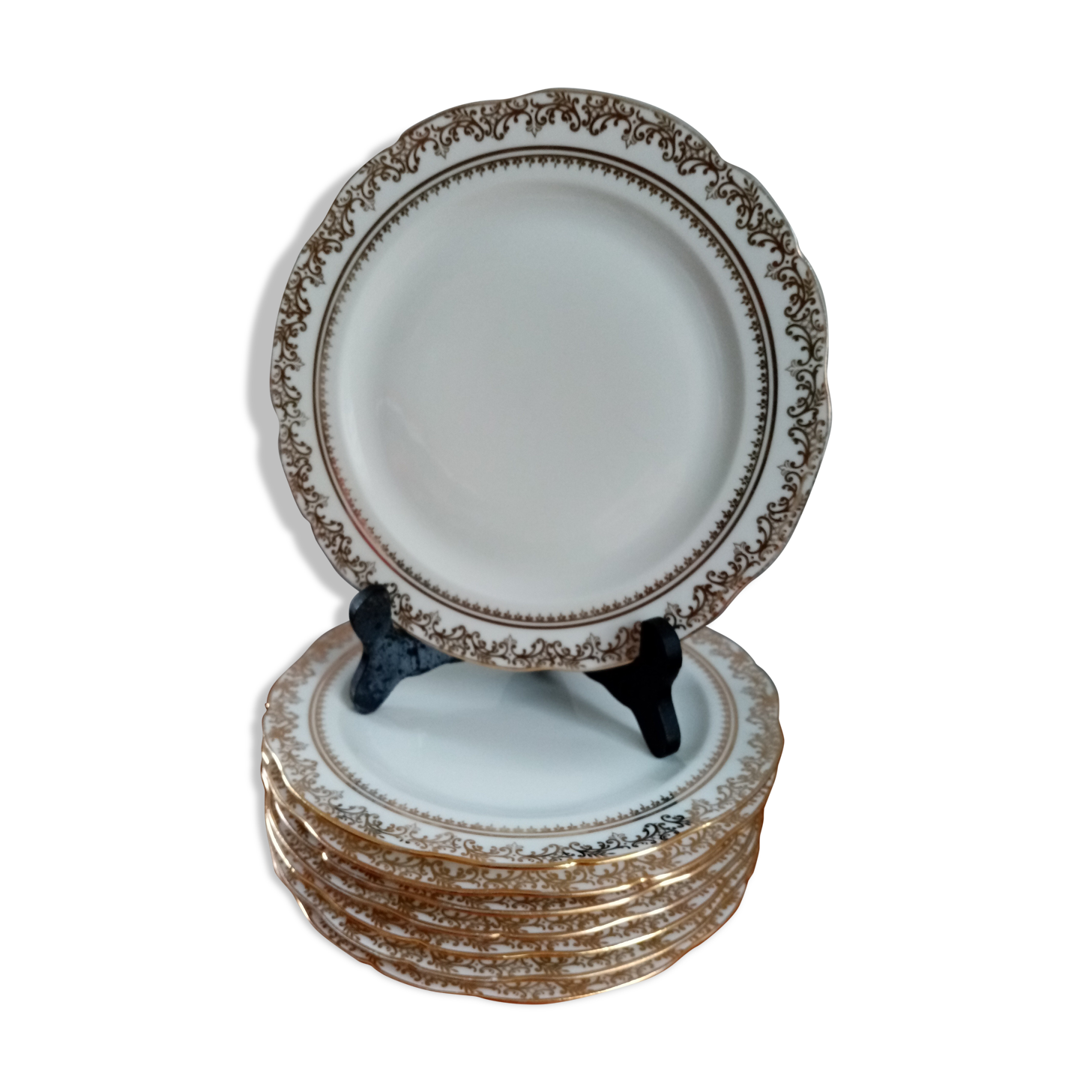 Limoges Chapus Frères porcelain plates