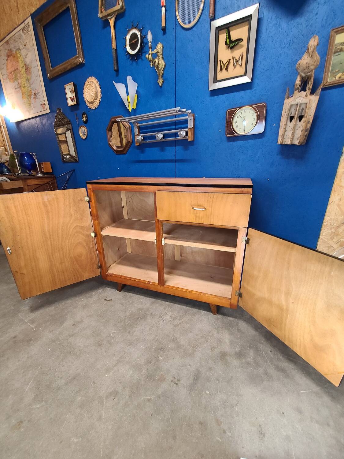 Light wood sideboard, mid-20th century