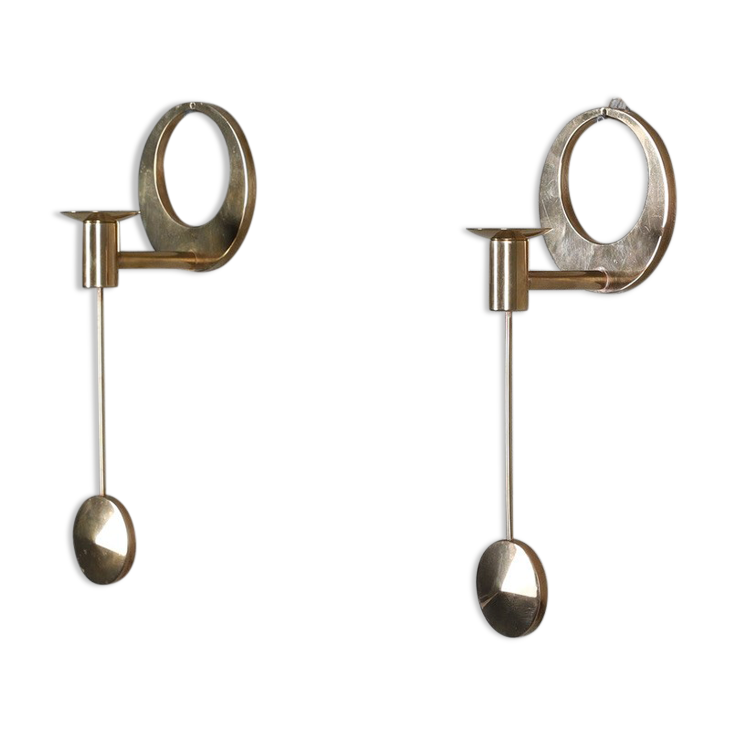 2 Arthur Pe wall candle holders for Kolback Studio Sweden, 1965-70