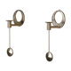 2 Arthur Pe wall candle holders for Kolback Studio Sweden, 1965-70