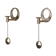 2 Arthur Pe wall candle holders for Kolback Studio Sweden, 1965-70