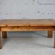 Pine coffee table. France, circa 1970
