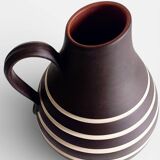 Mid-Century Modern Terracotta Pitcher by AKRU, West Germany, 1950s