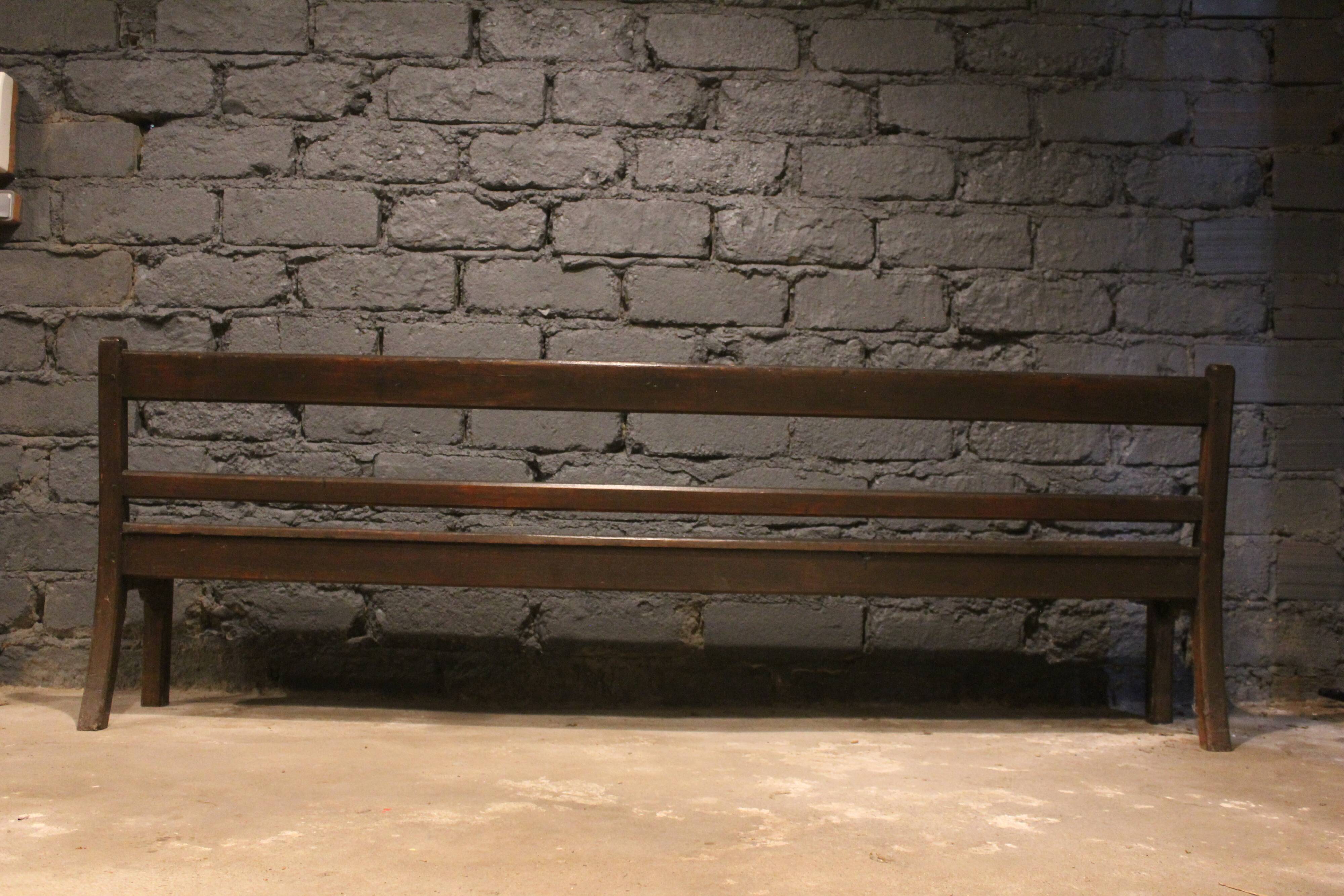 Pair of monastery benches