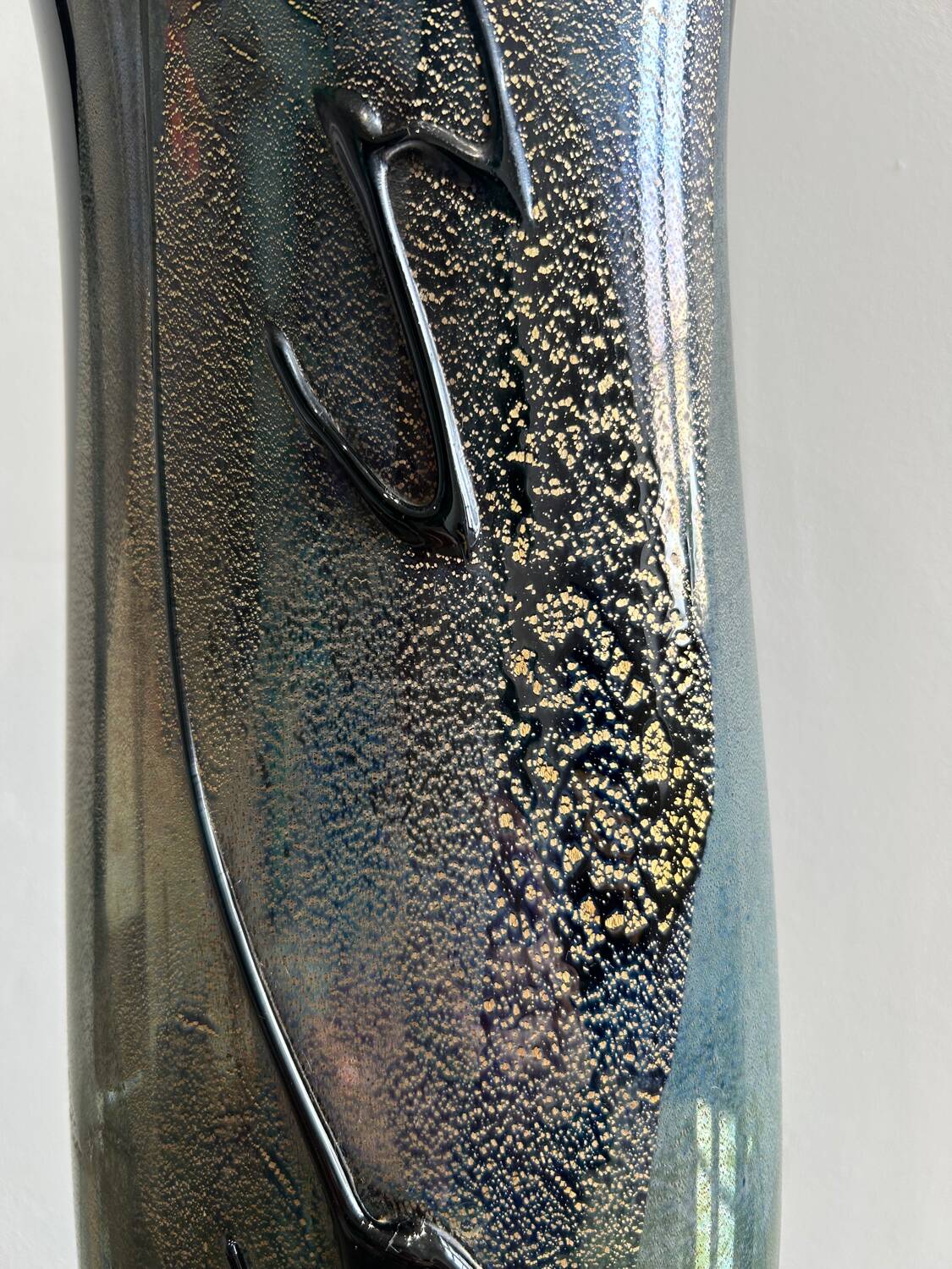 Blown glass vase