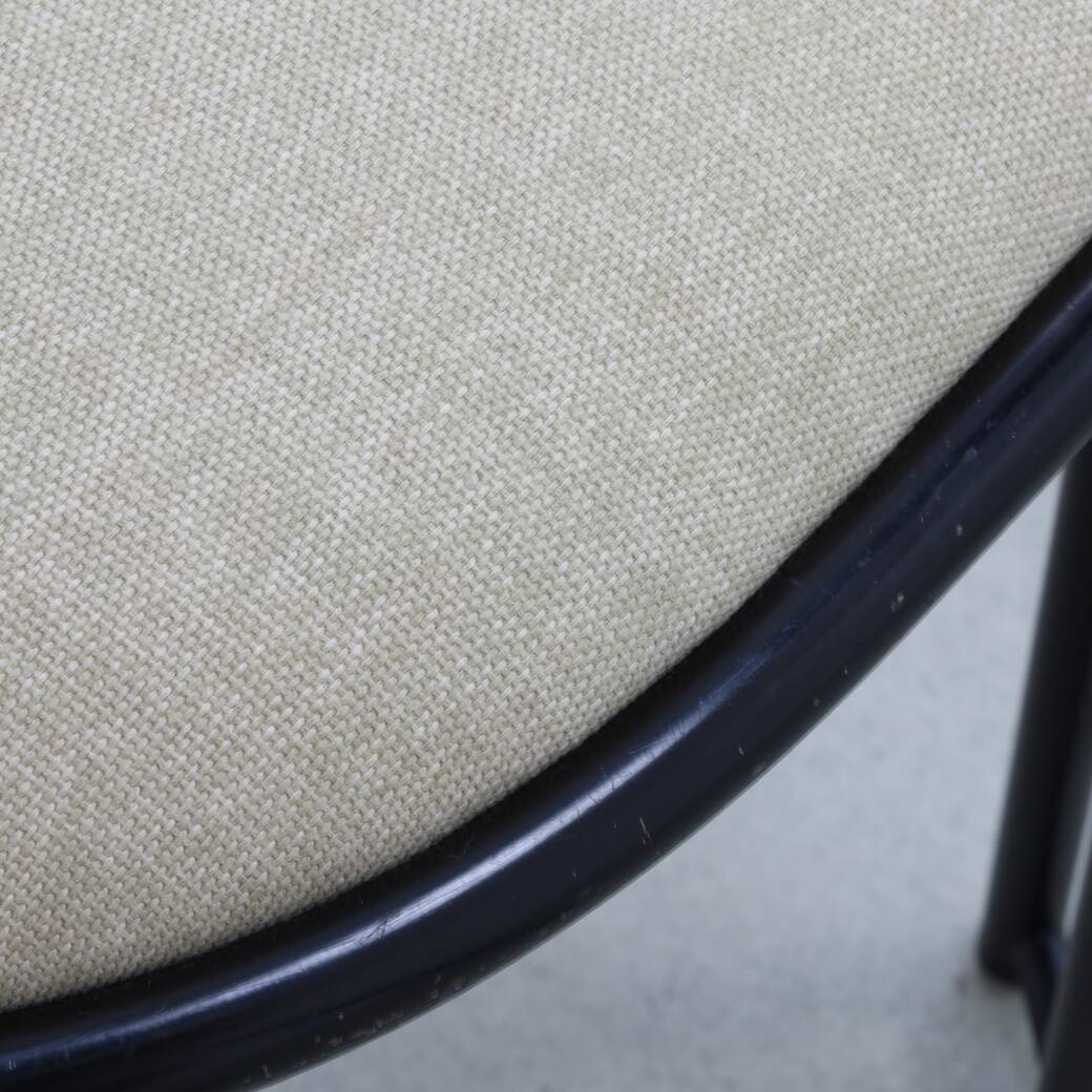 6x Postmodern Dining Chair, 1980s NEW upholstery