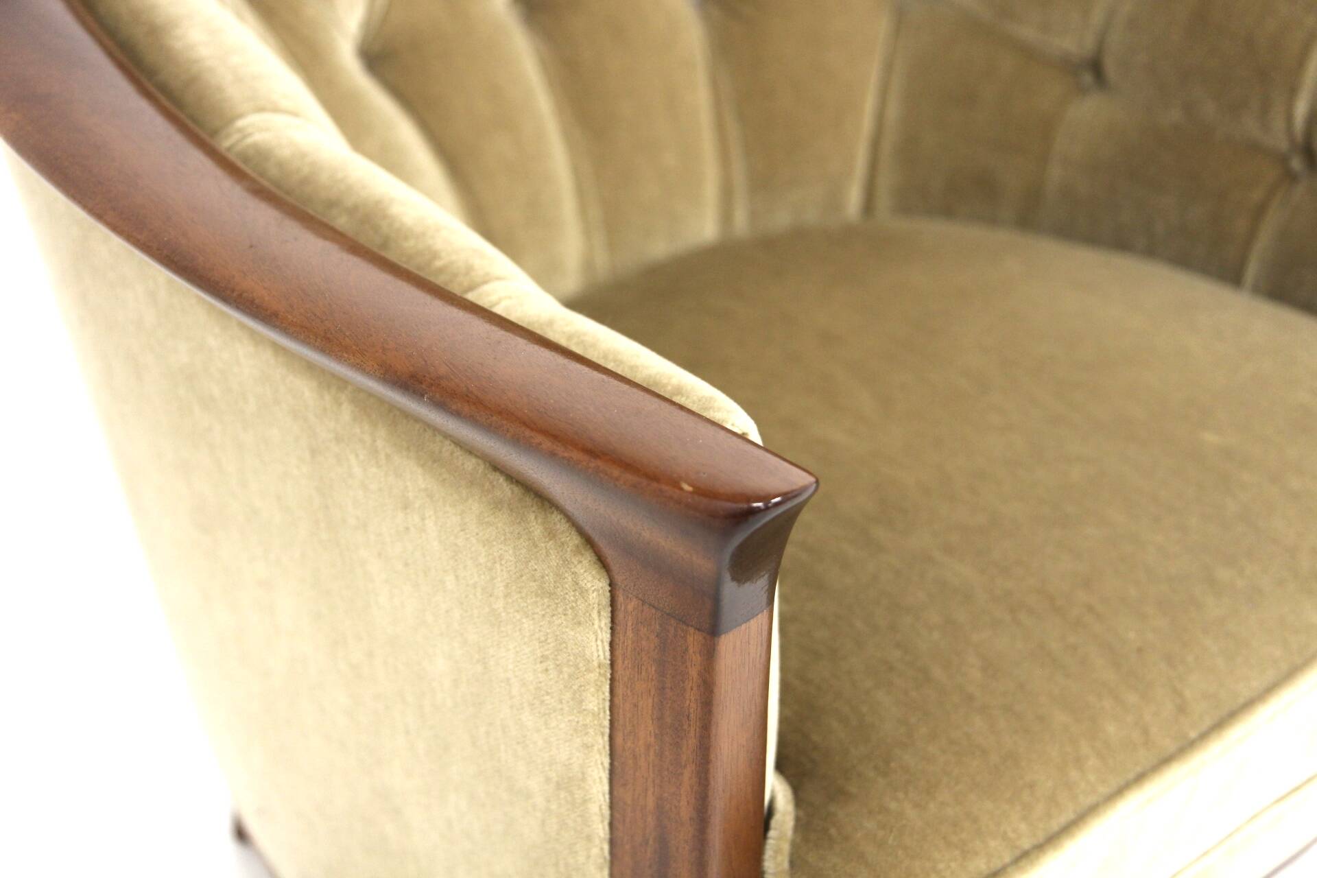 Set de 2 fauteuils "Fabiola" en velours, Bröderna Andersson, Suède, 1960