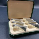 Complete set of 6 vintage metal menu holders 1960-1970