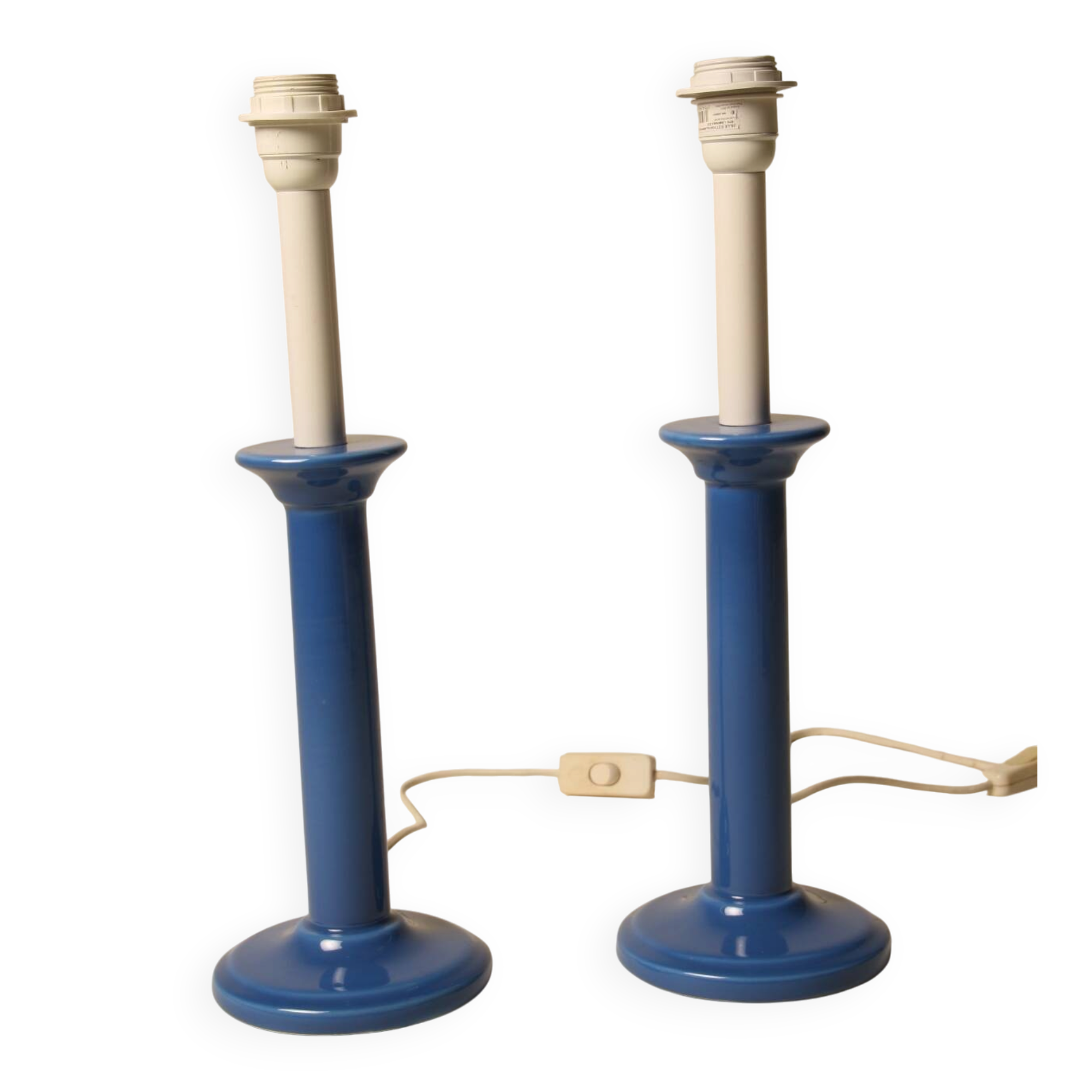 Pair of lamp bases