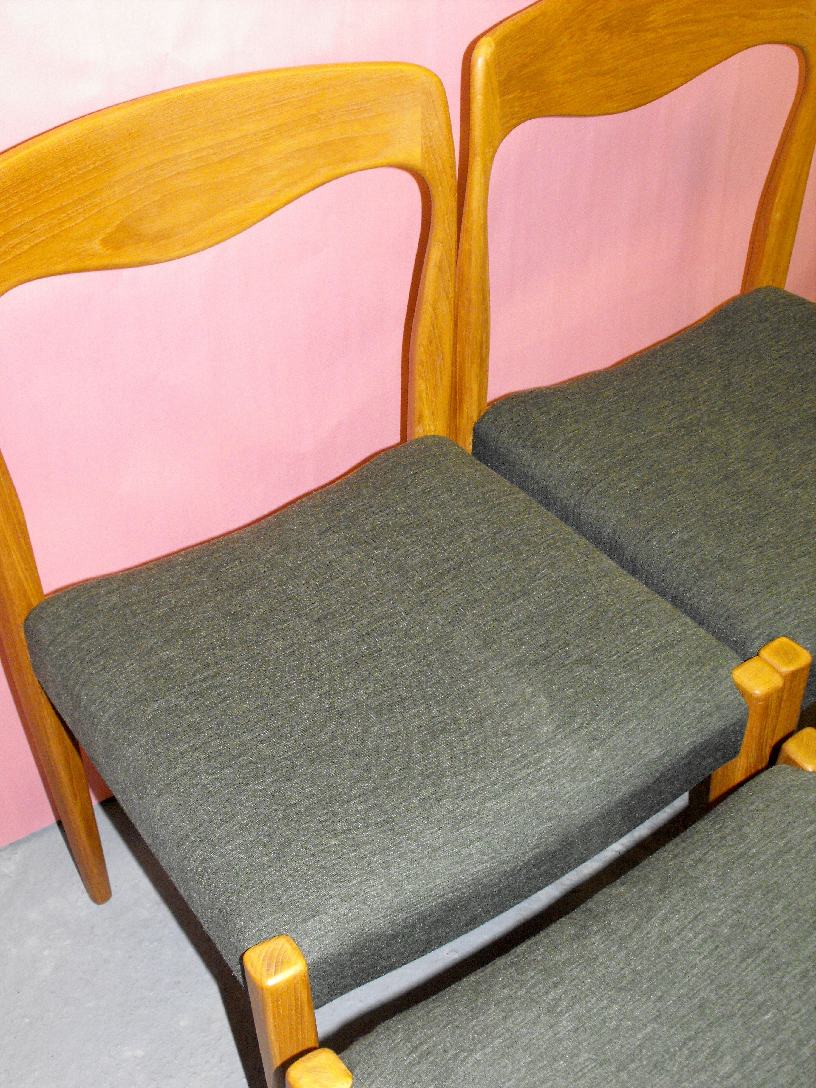 4 scandinavian chairs from the 60s