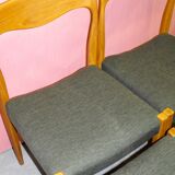 4 scandinavian chairs from the 60s