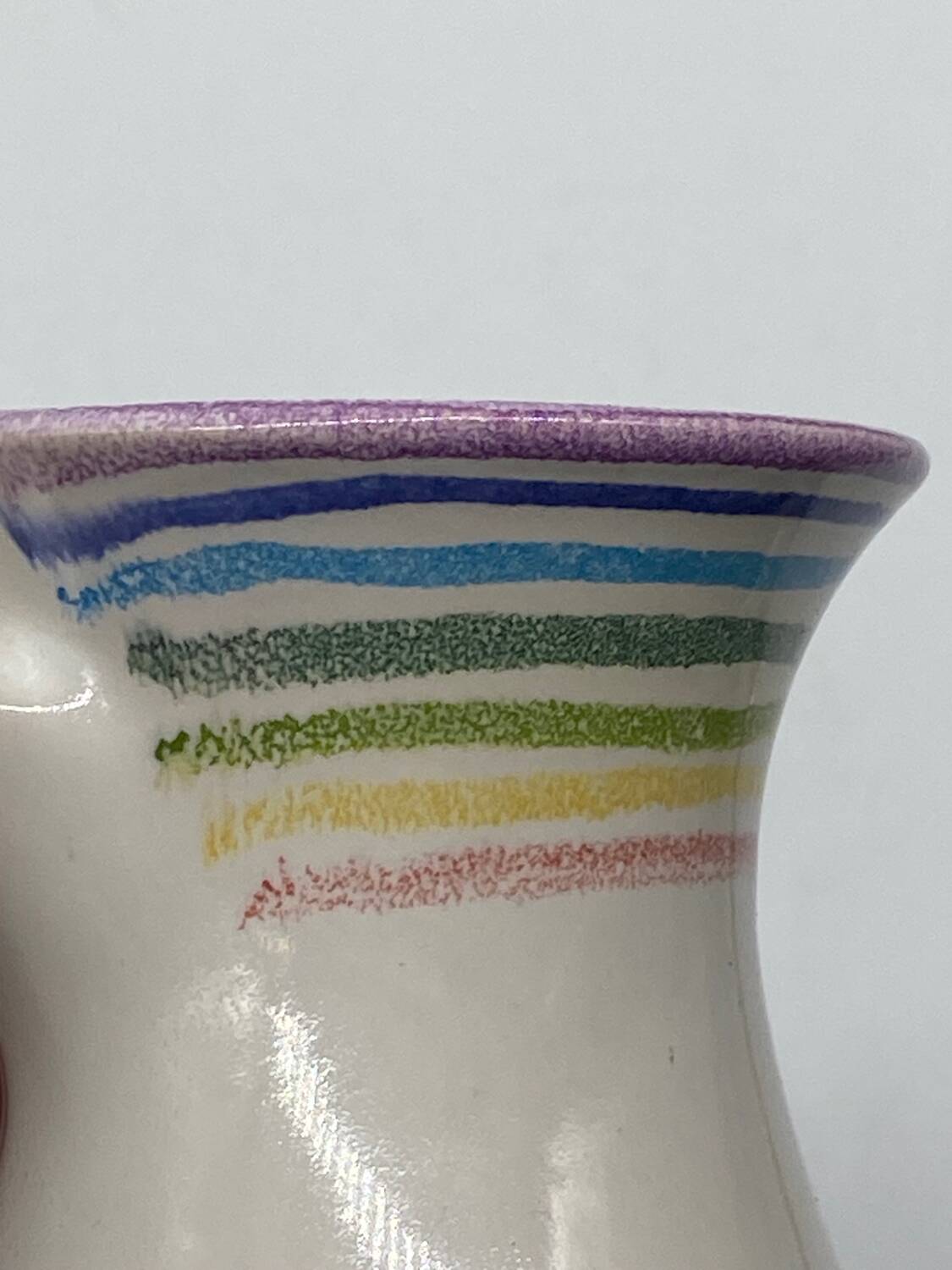 Vase / soliflore / pitcher, bay w. germany, vintage rainbow