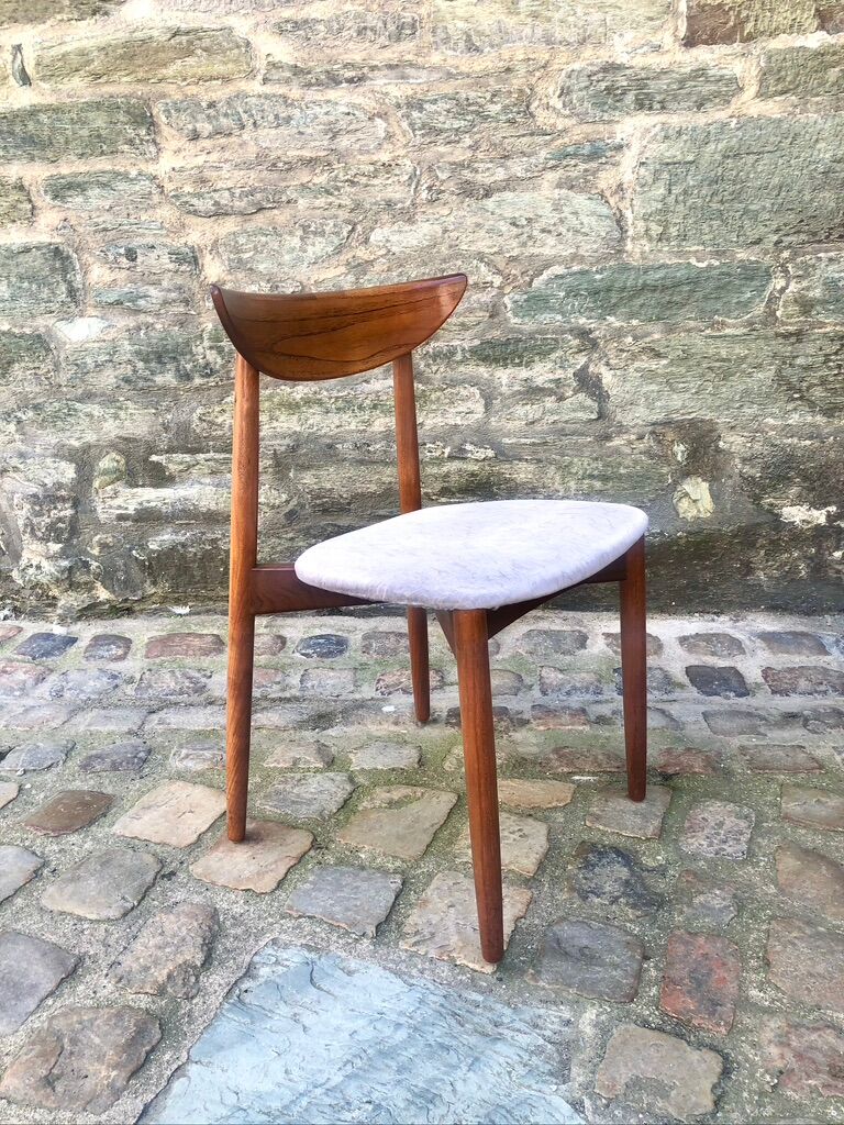 Set of six Harry Ostergaard chairs for Randers Mobelfabrick Denmark 1960