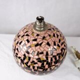Vintage terracotta lamp and tesserae - circa 1950