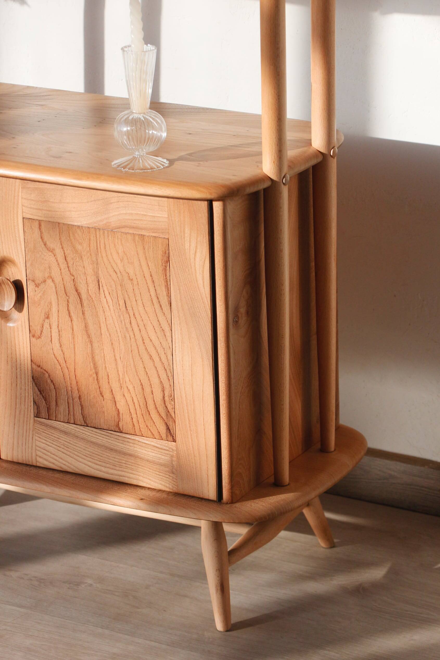 Vintage Bookcase / Room Divider - Windsor / Giraffe Model - Ercol