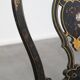 Chaise ancienne française Napoléon III incrustée de nacre